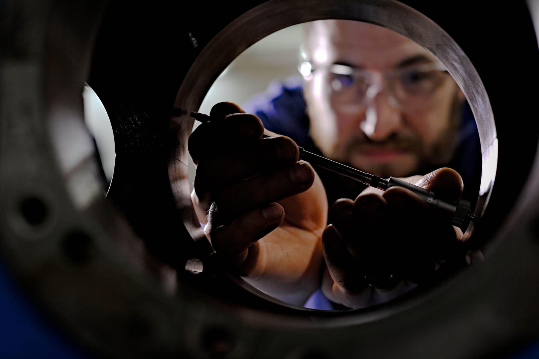 An H&N Electric industrial electrical service technician providing maintenance in motor repair, engineering, and field services